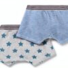 Boxers garçon Petit Bateau lot 2 extensible confortable-1
