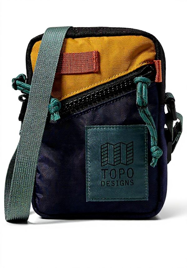 Sacoche bandoulière Topo Designs Mini Navy Mustard homme