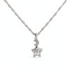 Collier étoile lune MICMIF argent 925 zircon cubique femme-2